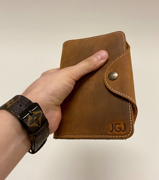Personalized Leather Journal, Full Grain Leather Journal, Refillable Leather Notebook Case