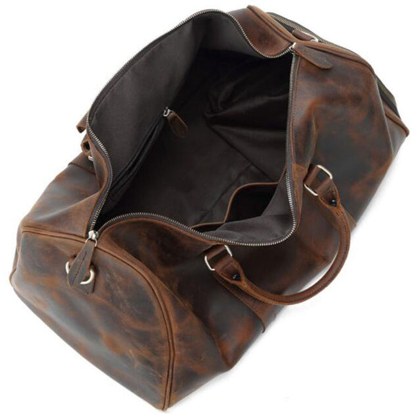 Leather Duffle Bag, Handmade Mens Leather Weekend Bag, Personalized Duffel Bag, Leather Holdall Bag, Leather Overnight Bag, Leather Gym Bag for Men