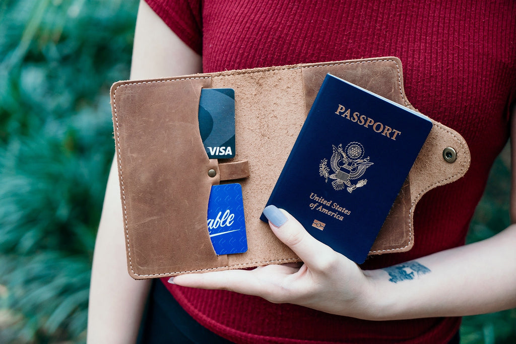 Custom Passport Cover  Personalized Leather Passport Holder